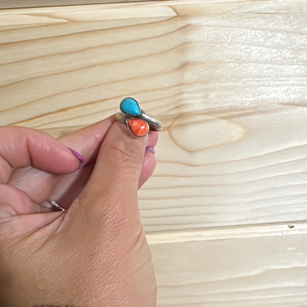 Sterling silver turquoise adjustable